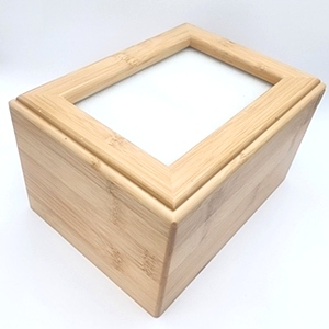 Pet Memorial Bamboo Picture Urn